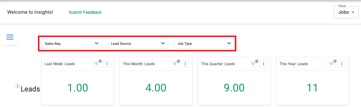 How Do I Use Insights Filters?