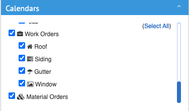 v2 calendar menu WOs and MOs