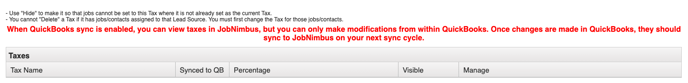 Taxes - QuickBooks Enabled