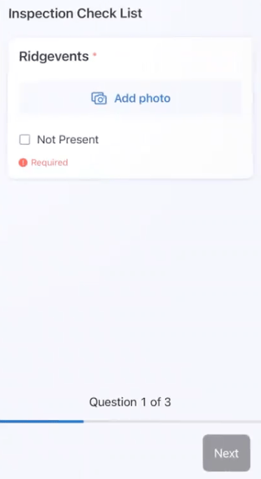 Forms - Mobile App - Answer Form