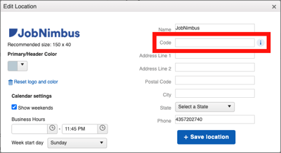 Custom ID - Company Code