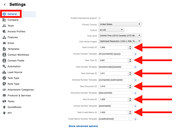 Custom ID - ID Numbers