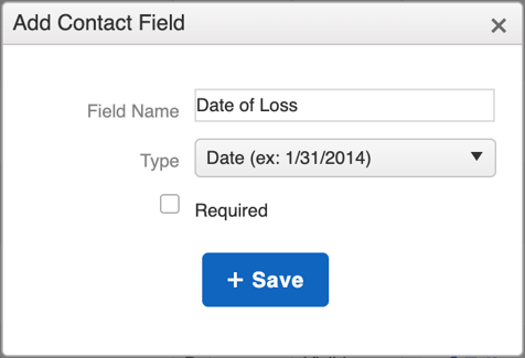 Accurence - Field Date of Loss