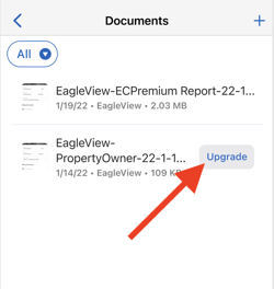 Knowledge Base - EagleView - Mobile - Upgrade Report