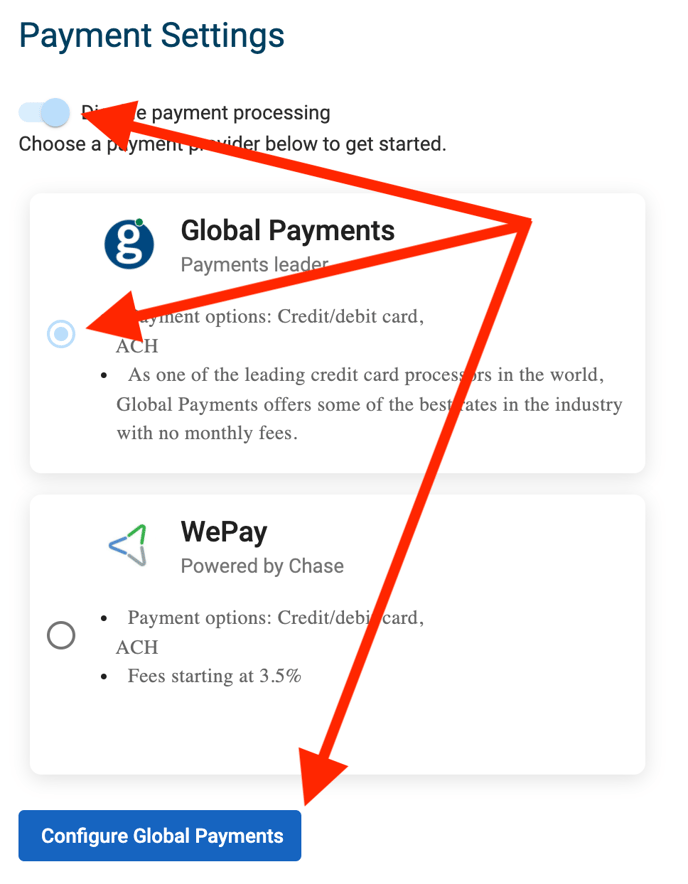 Global Payments - Enable