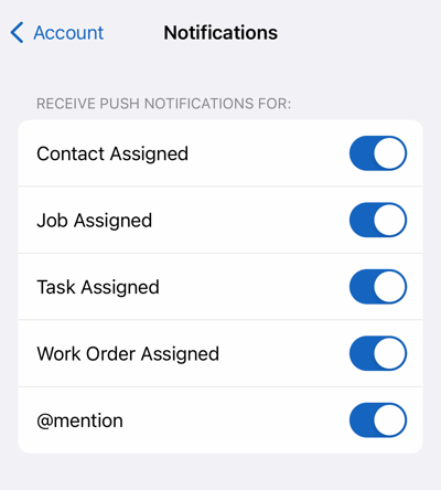 JN iOS Notifications Preferences