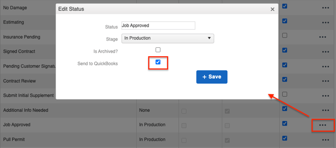 QB - Contact not syncing - Send status to QuickBooks