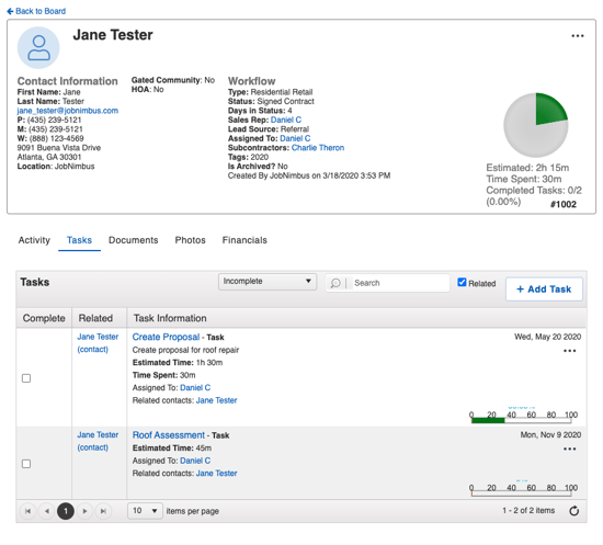 Time Tracking - Time Log