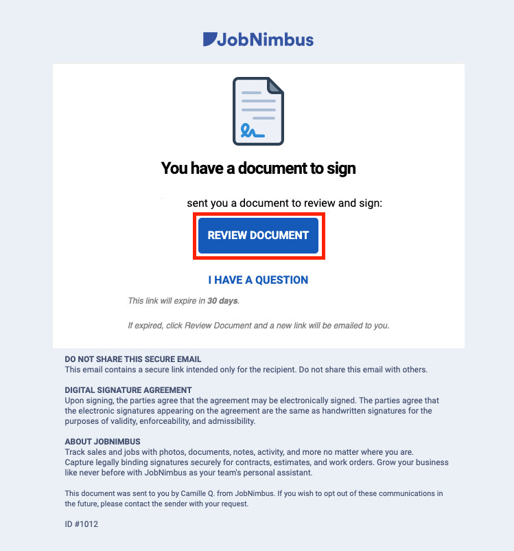 How Do I Request a Signature on a Custom Document?